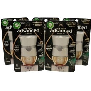5 Air Wick Plug in Warmers Scented Oil Advanced Air Freshener